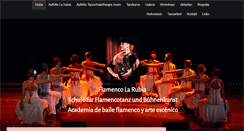 Desktop Screenshot of flamencolarubia.ch